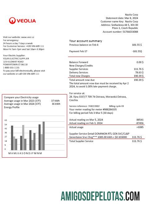 República Tcheca Veolia Energy República Tcheca Projeto de lei de serviços públicos de energia em formatos Word e PDF1 modelo
